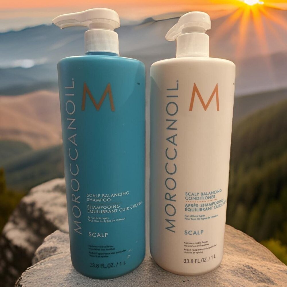 Moroccanoil Scalp Balancing Shampoo and Conditioner 33.8  oz